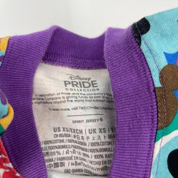 Disney Pride Collection Spirit Jersey Mickey Mouse for Adults Unisex XS - Picture 10 of 10